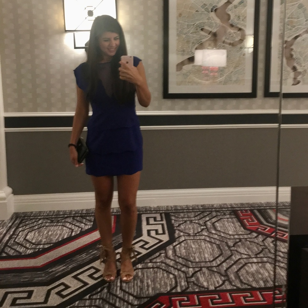 Coincidence and Chance Scalloped Tiered Dress